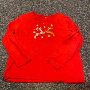 Mercer Street Reindeer Top sz. XL